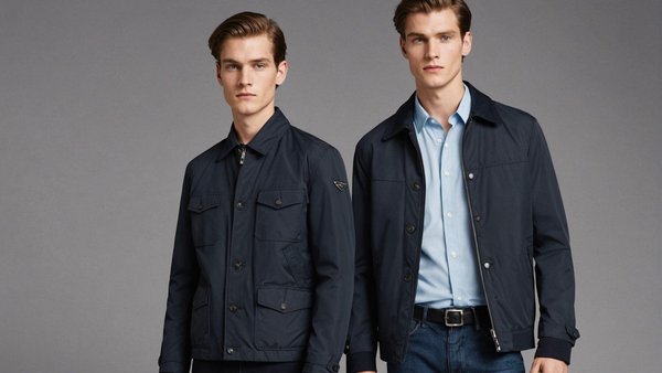 Entdecken sie stilvolle jacken von prada für herren